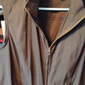 Sleeveless Black Pants And Vest